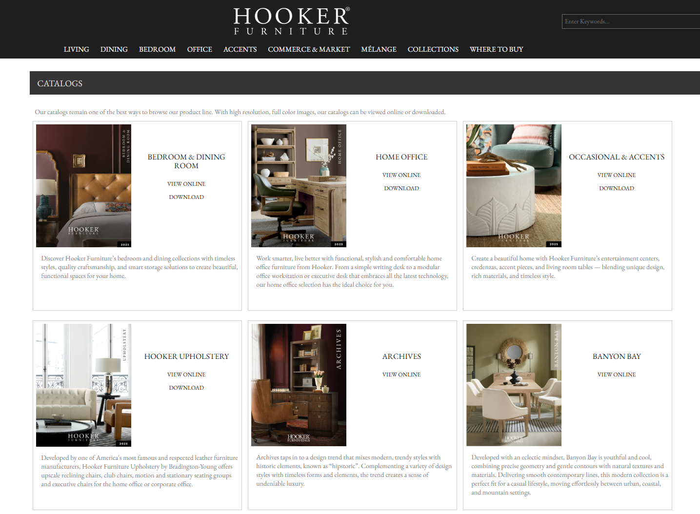 Furniture Brand Catalogs